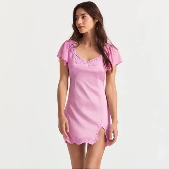 NWT Love Shack Fancy Aubrietta Mini Dress size 4 - Picture 2 of 6